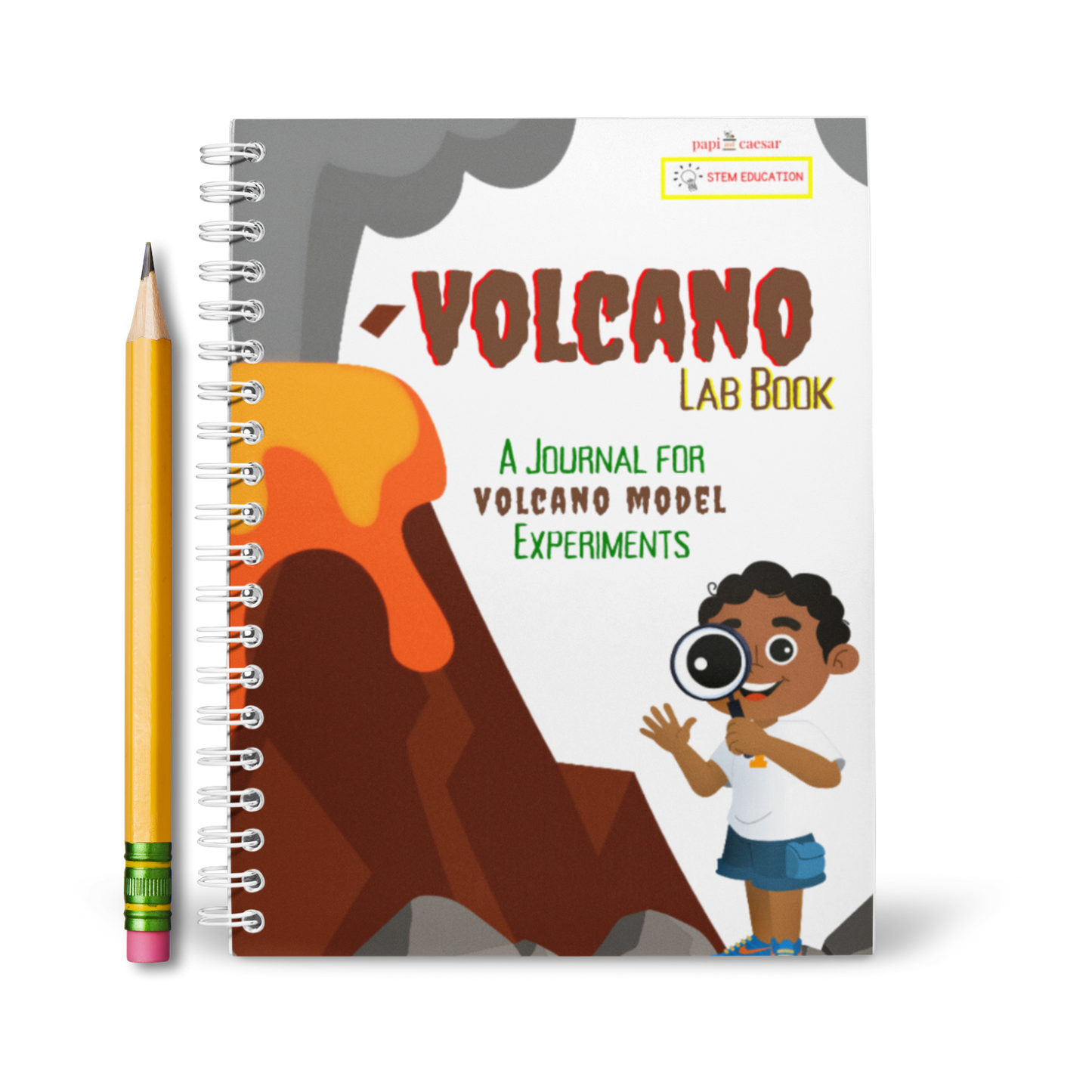 Make a Volcano Lab Book