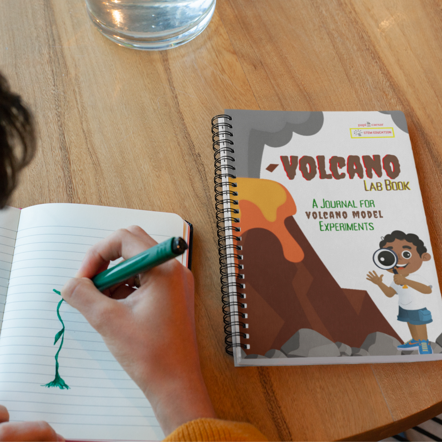 Make a Volcano Lab Book